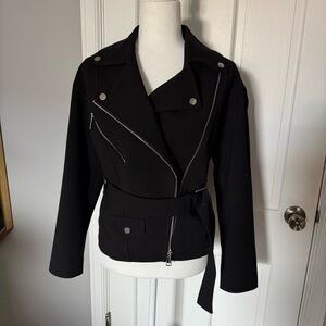 NWT Editor Moto Bomber Jacket
